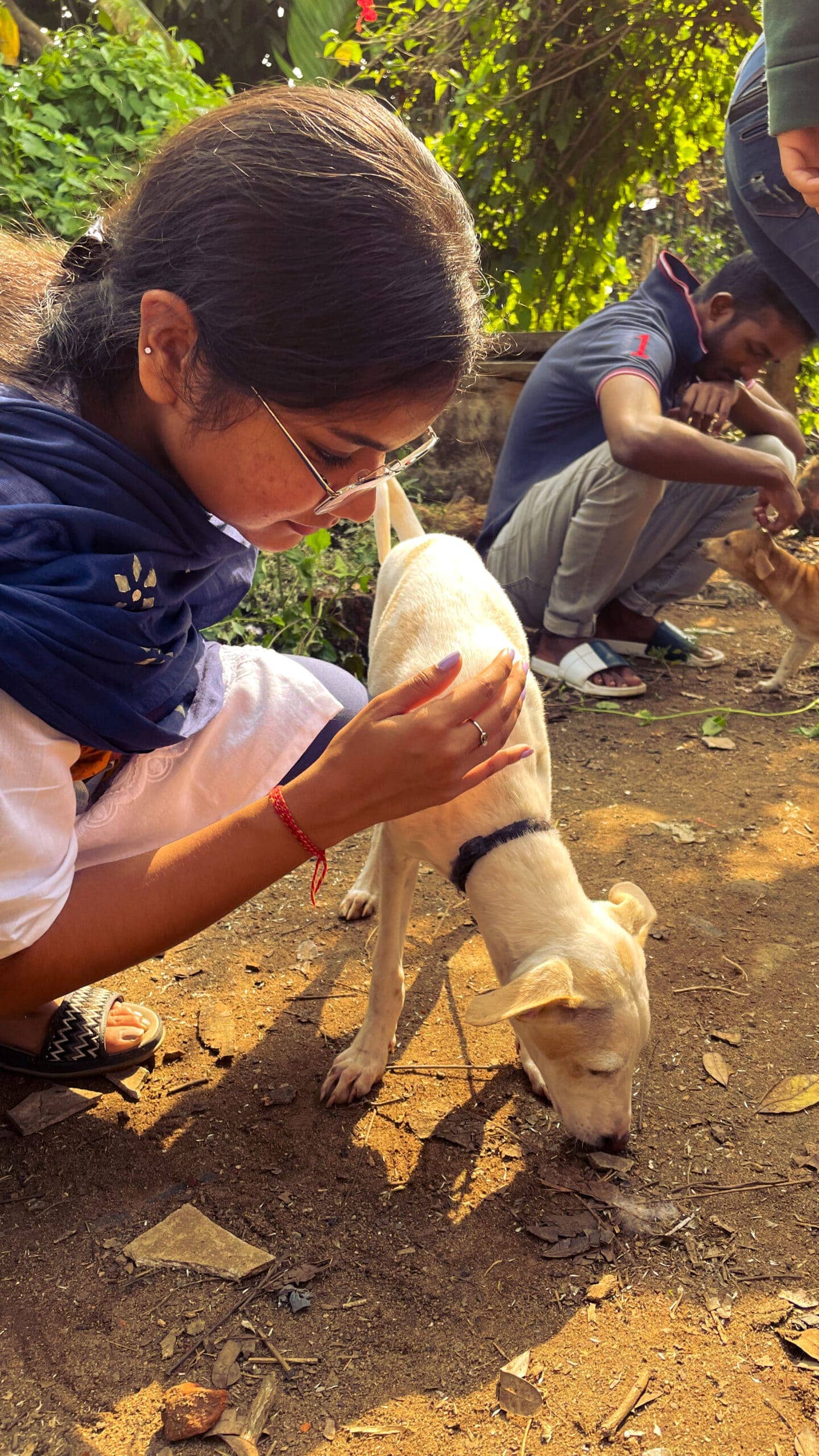 Inara volunteers celebrating Holi with Sahaya kids